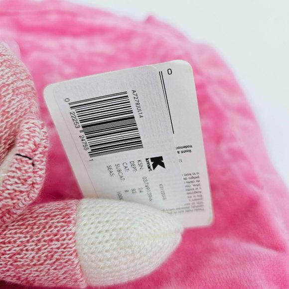 Magic Years Lovey Security Blanket Pink White Soft Sock Monkey Rattles Satin New - Picture 9 of 11